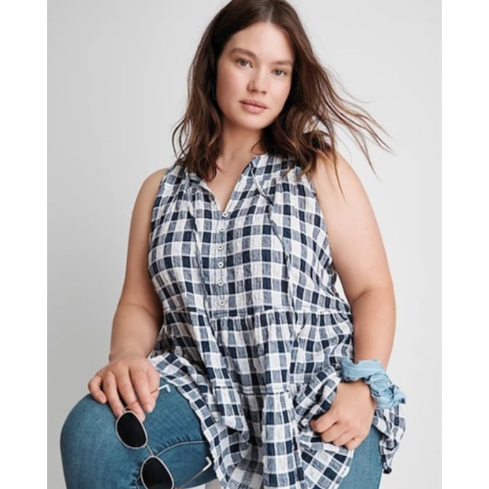 Anthro Pilcro & Letterpress Neve Tiered Blouse